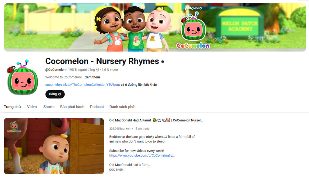 Cocomelon - Nursery Rhymes