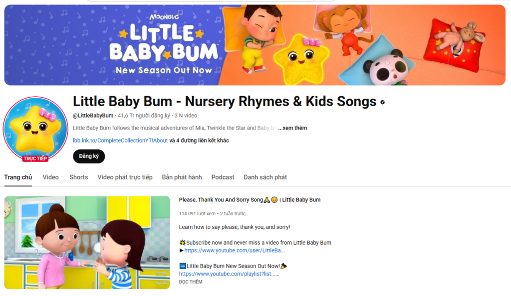 Little Baby Bum - Nursery Rhymes & Kids Songs