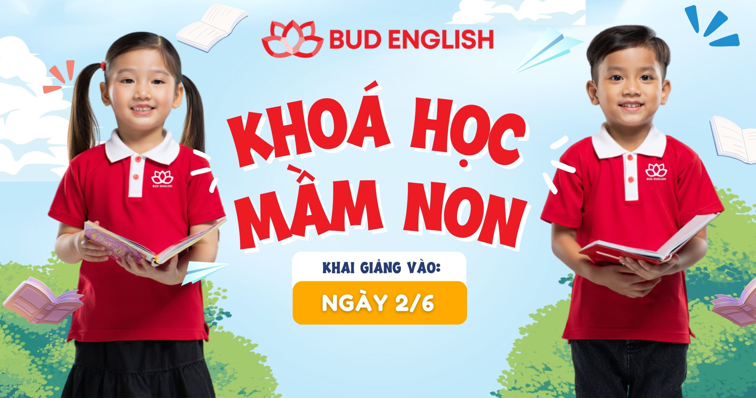 KHAI GIẢNG KHÓA HỌC TIẾNG ANH MẦM NON – NGÀY 2-6