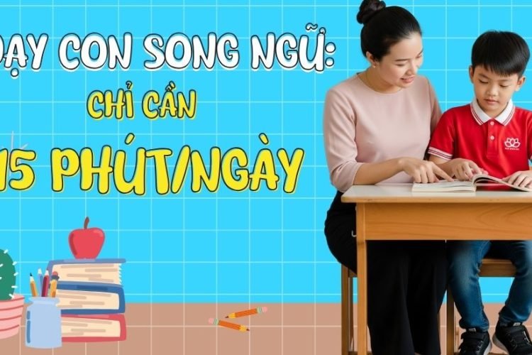 Dạy Con Song Ngữ Mẹ Chỉ Cần 15 PhútNgày